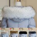 1pc Simulation Warm Fur Collar, Tweezers, Fur Collar, Down Jacket, Cotton Jacket, Hat Strip, Large Fur Collar