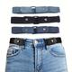 Buckle-free Elastic Adjustable Belt For Jeans Invisible Strech Belt For Jeans Pants