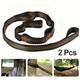 2pcs Hammock Straps, High Load Bearing Reinforced Polyester Straps, Outdoor Camping Hammock Straps, 5 Rings Straps