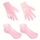 2/4pcs Silicone Gel Moisturizing Socks/gloves,moisturizing Glove/sock For Dry Cracked Skin,prevent Skin From Cracking Ultra-thin