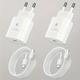 2 Sets Of Original Charger For Super Fast Charging For Galaxy S23 S22 Ultra Plus Note10+ Galaxy S23 S22 S21 Usb Type C Phone Charge Cable Usb To Type C - C Fast Electrical Suit