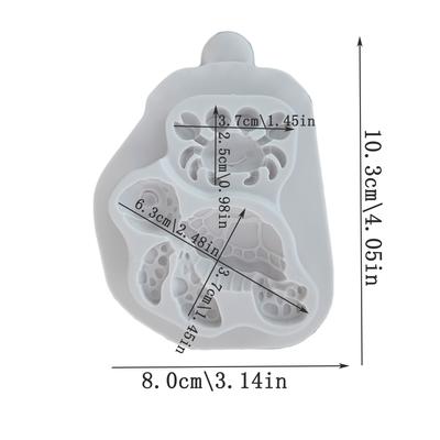 TEMU 1pc, 3d Silicone Animal Chocolate Mold - Candy And Fondant Treats With Designs Image