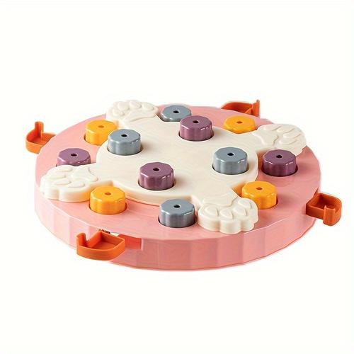 1pc Pet Puzzle Toy Slow Feeder Bowl For Dog & Cat, Interactive Dog Toy For Treats Training