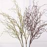 1pc 4 Forks Artificial Willow Branches, Faux Floral Flower Stub Stem, Diy Wedding Home Room Office Hotel Hall Decor, Home Decor Accessories