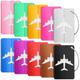 Colorful Luggage Tags Business Card Holder Aluminium Metal Travel Id Bag Tag For Travel Luggage Baggage Identifier