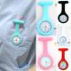 1pc Silicone Nurse Watch Multifunctional Pocket Watch Quartz Movement Digital Brooch Decor Accessory Hanging Watch, Ideal Choice For Gifts