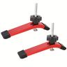 1/2pcs Woodworking Quick Acting Hold Down Clamp, Aluminum Alloy Quick Acting Clamp For Workbench T Track Slider Track Clamps