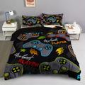 2/3pcs Teen Gamepad Duvet Cover Set Modern Gamer Duvet Cover For Boys Video Game Bedding Set Player Gaming Joystick Bedspread Cover Breathable Decorative Room (without Core)