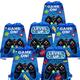 6pcs, Video Game Party Drawstring Bags, Gaming Party Supplies, Video Game Party Favors Bag, Video Game Goodie Bags, Theme Party Supplies