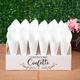 Set, White Wedding Paper Cone Holder Box, Confetti 30 Hole Tray, 20 Hole Tray, Rustic Rural Wedding Decoration, Natural Wedding Scene Decoration, Wedding Supplies