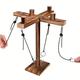 Ring Toss Hook Games (2/4 People), Ring Game With Shot Ladder, Wooden Interactive Game For Home And Party