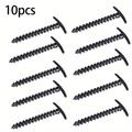 10pcs Outdoor Ground Stakes - Windproof Canopy Tent Spiral Nails For Camping, Outdoor Tools Red Black Green