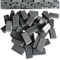 50pcs1:12 Mini Gray Bricks, Small Bricks For Landscape Crafts, Realistic Fake Bricks, Mini Building Blocks Suitable For Dollhouse, Miniature Garden Accessories, Diy Miniature Model Building