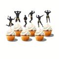 12pcs, Male Dancers Strippers Beefcake Cupcake Toppers Bachelorette Cupcake Toppers Picks, Hen Party Decoration Supplies