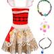 Girls Halloween Princess Costume Lace Sleeve Strappy Fancy Dress Little Girls Birthday Party Dress Up Kids Cosplay Outfits With Accessories Mardi Gras