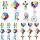 1pc Awareness Lapel Pins Acceptance Enamel Multi Color Women's Brooches Pins For Clothing, Shirts And Jackets, 6 Styles