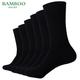 Men's Bamboo Dress Crew Socks, Business Style Comfort Socks