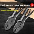 1pc Vigorous Pliers Multi-function Clamp Tool Universal Pressure Pliers Industrial Grade Manual Fixed Universal Pliers