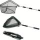 Telescoping Aluminum Fishing Landing Net - Ideal For Freshwater And Saltwater Fishing, Lightweight And Durable