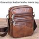 Guaranteed Leather Men's Bag, Shoulder Bag, Cowhide Cross-body Bag, Men's Bag, Business Backpack, Multi-compartment Briefcase