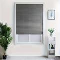 1pc Cordless Light Filtering Blackout Curtain, Pleated Curtain, Pleated Window Paper Curtain, Light Filtering Blinds Temporary Portable Window Cover For Living Room Home Decor