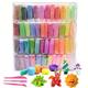 48 Colors Air Dry Clay, Magic Clay With Tools, Ultra Light Modeling Clay For Kids, Children, Diy Crafts, Creative Art Crafts