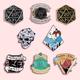 Cartoon Creative Fun Book Cowboy Badge Dice Brooch Pin Jacket Accessories Anime Pin