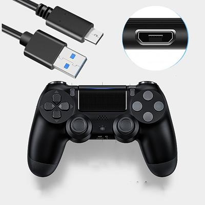 For Cable, Charger Cord For 1 Controller, Micro Usb Charging Cable For Ps4 Charge Wire For 1 S/x, For For Playstation 4, Ps4 Slim/pro Dual-shock Game Consoles