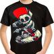 Boys And Girls 3d Print Casual T-shirt, Kids Creative Skateboard Player Skull Graphic Tees, Stylish Street Wear Halloween Top