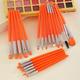 20pcs Fluorescent Color Makeup Brush Set Professional For Eyeshadow Eyeliner Eyebrow Blending Complete Function Eye Makeup Brush Kit Ideal For Makeup Beginner Artist