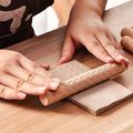 1pc, Embossing Rolling Pin - Perfect For Pizza, Pie, Dumplings, Noodles, And More - Durable Wooden Kitchen Utensil For Easy Dough Rolling And Shaping