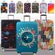 Elastic Luggage Cover With Cartoon Pattern, Travel Suitcase Cover, Trolley Duffle Case Travel Accessories
