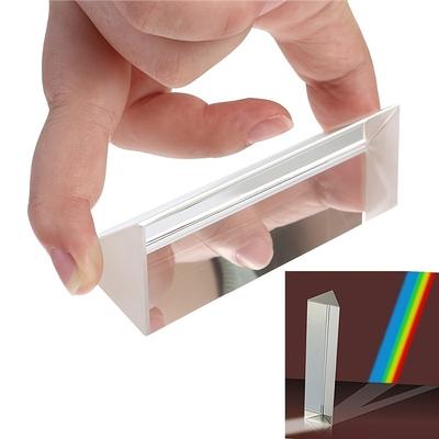 Prism To See The Rainbow Refraction Of Popular Science Light K9 Optical Lens Prism Triangular Prism