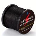 500m/1640ft Smooth Long Casting Strong Fishing Line, 4-strand Anti-abrasion Pe Braided Line, With 10/20/30/40/80lb Pull, Fishing Accessories