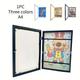 1pc Art Frames, Solid Wood Photo Frame, A4 Oil Painting Decoration Storage Box, Painting Photo Frame, Back To School