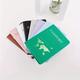 [travel Pu Leather Passport Holder] Couple's Id Card Holder Wedding Gift Passport Protector Case Passport Pack Multiple Colors Available