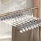 TEMU 10 Pack, Stainless Steel Trouser Hanger Clip - Retractable, Traceless, And Easy To Use - Perfect For Wardrobe And Household Use - Ideal For Drying Skirts And Clothes