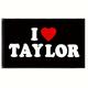 1pc, I Love Taylor Flag, Swift 2024 Flag, (3x5 Feet) Garden Decoration, Wall Flag With 4 Brass Grommets, Dorm Decor, Banner College Decor, Party Decorations