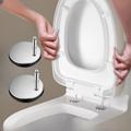 2pcs Toilet Seat Cover Accessories, Fixing Bolts, Expansion Screws, Universal Accessories, Large Toilet Cover Parts, Buckle, Easy To Install