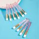 10pcs Crystal Rod Eyelash Brow Brush, Mascara Brush Lash Extension Cleansing Brush Peeling Blackhead Brush Eyelash Cleaning Brush Deep Cleansing Brush Facial Lashes