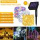 1set Solar Light String Outdoor Waterproof, Solar Fairy Light, 8 Modes Copper Wire Solar Christmas Light, Suitable For Garden Tree Garden Outdoor Decoration, Halloween, Decorations, Outdoors, Garden.