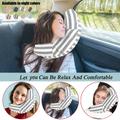 1pc Car Seat Travel Pillow Neck Support Cushion Pad, Super Soft Headrest Shoulder Pad In Car, Universal Safety Belt Sleeping Pillow