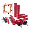 2-pack 90° Positioning Squares: Aluminium Alloy L-type Corner Clamps For Picture Frames, Cabinets, Boxes & Drawers