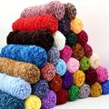 3pcs Velvet Yarn Acrylic 100.00% Chenille Crochet Knitting Yarn Soft Comfortable Yarn Knitting Crochet Yarn Hand-knitted Line Velvet Yarn 100g/pc