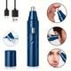 Usb Rechargeable Electric Nose Hair Trimmer, Men's Ear And Nose Trimmer, Painless Eyebrow And Facial Hair Removal Device, Nose Hair Shaver For Women And Men