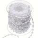 1roll 10 Meter Vertical Blind Beaded Chain, Blinds Beaded Chain Cord Vertical Blind Chain Accessories For Roller Blind Replacement Parts White