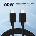 60w Usbc To Usb C Cable, 6.6ft 4.9ft 3.3ft Type C To Type C Cable,fast Charging Cable Cord Compatible With Galaxy S23 S22 S21 S20 Ultra Plus Note 20 10, Pixel 7 6 Xl, For For Ipad And More