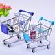 1 Piece Mini Shopping Cart Supermarket Trolley Home Beauty Egg Office Desktop Sundries Storage Ornaments