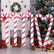 4pcs Inflatable Christmas Giant Candy Canes Decoration Novelty Xmas Candy Cane Stick New Year Party Inflatable Props
