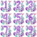 25pcs, Little Mermaid Birthday Party Balloons - Under The Sea Theme Decorations For Happy Birthday Celebrations
